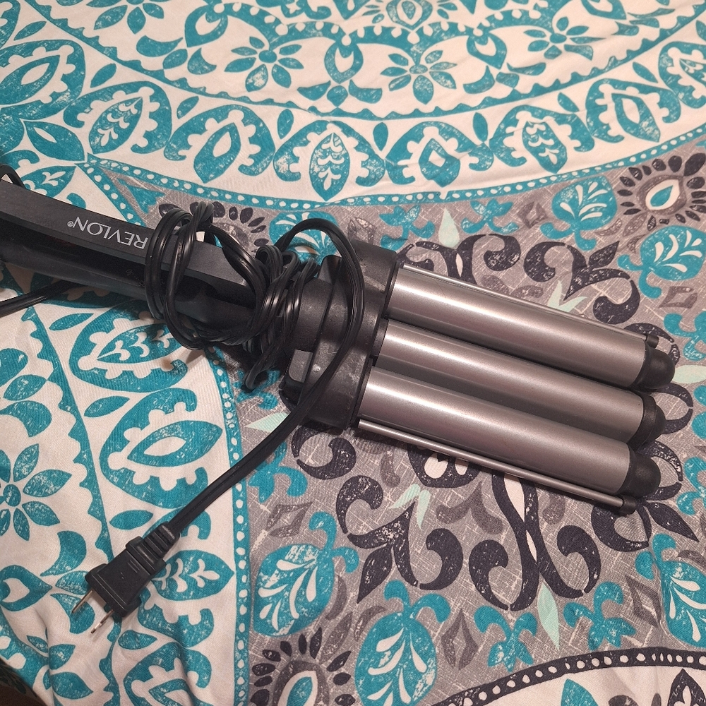 Revlon Black and Silver Hair Styling Tool